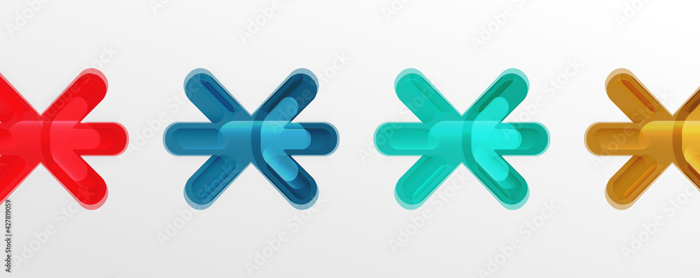 Abstract glossy crosses background for business or technology presentations, internet posters or web brochure covers Abstract glossy crosses background for business or technology presentations, internet posters or web brochure covers