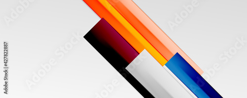 Color abstract lines trendy geometric background for business or technology presentation, internet poster or web brochure cover, wallpaper