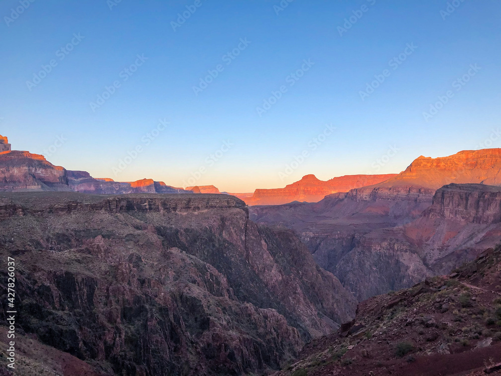 Grand Canyon sunrise, South Kaibab Trail