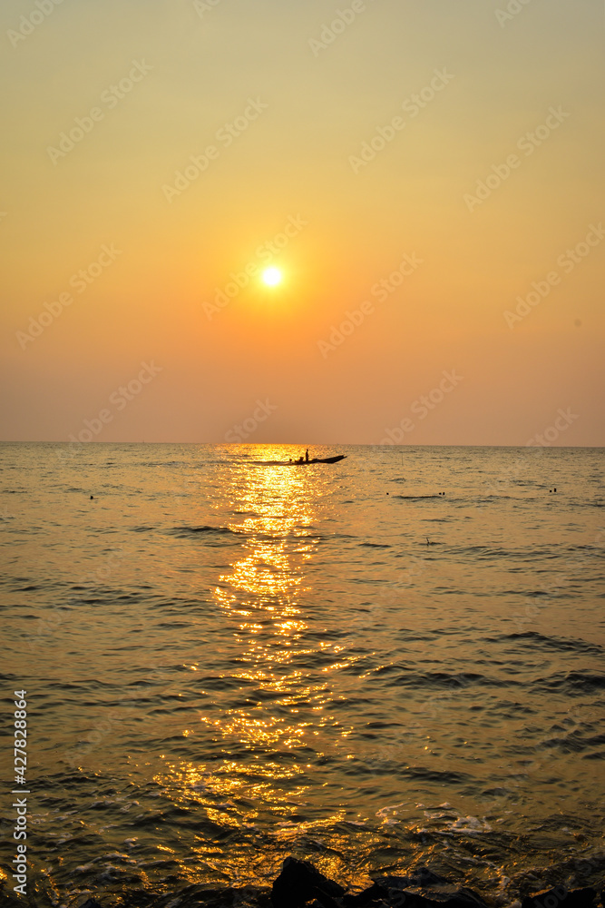landscape view of sunrise on the sea landscape view of sunrise on the sea