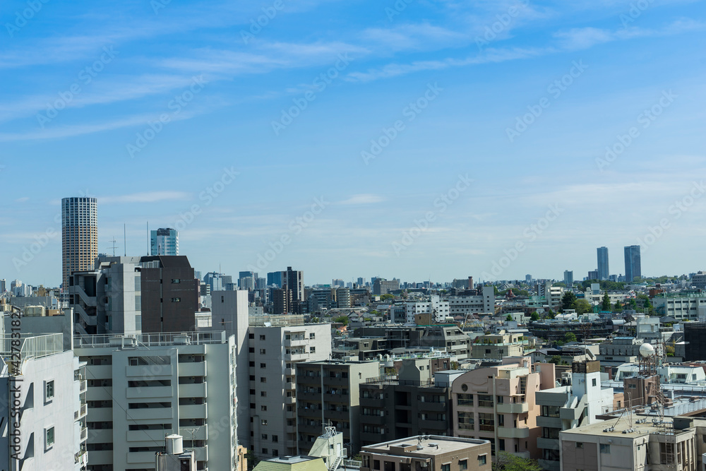 Fototapeta premium 都市の風景 目黒・世田谷方面