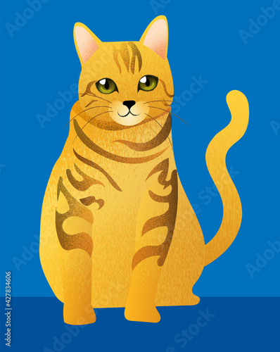 gatito amarillo