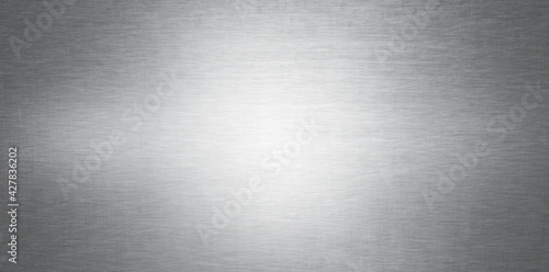 Gray brushed metal texture, stainless steel plate
