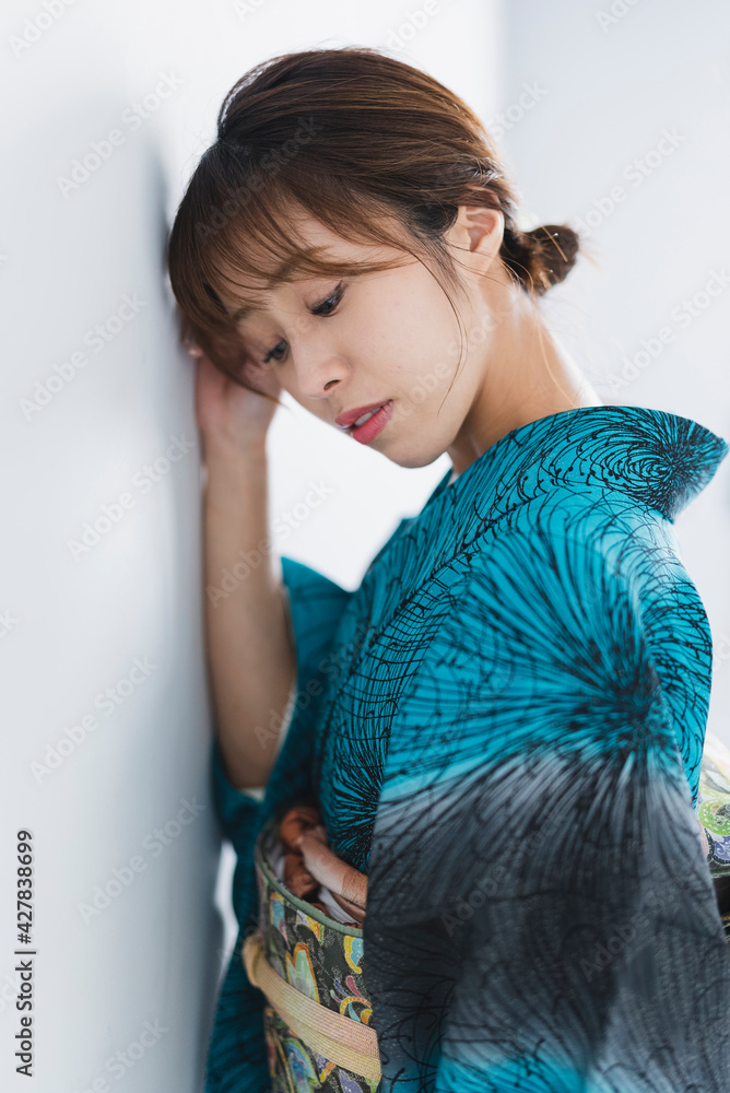 着物の女性 着物の女性