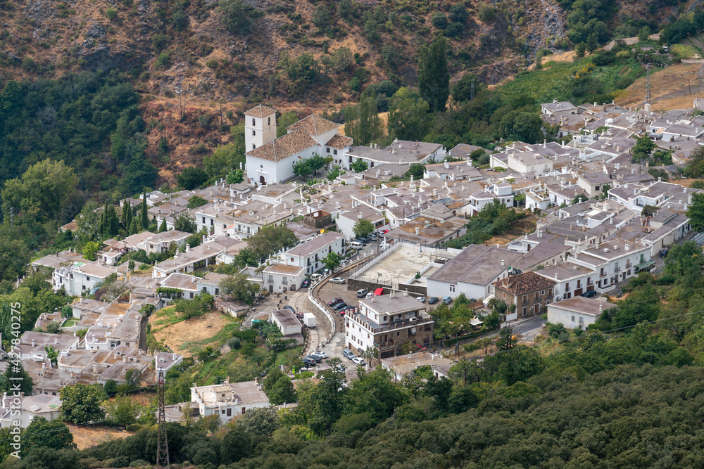 A town in Sierra Nevada in southern Spain