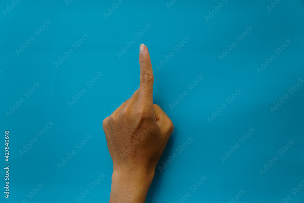 hands with one index finger. number one by hand. hands with one index finger. number one by hand.