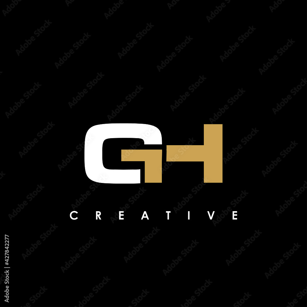 GH Letter Initial Logo Design Template Vector Illustration GH Letter Initial Logo Design Template Vector Illustration
