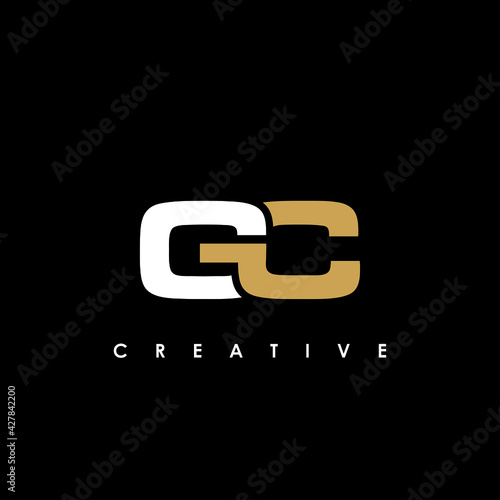 GC Letter Initial Logo Design Template Vector Illustration