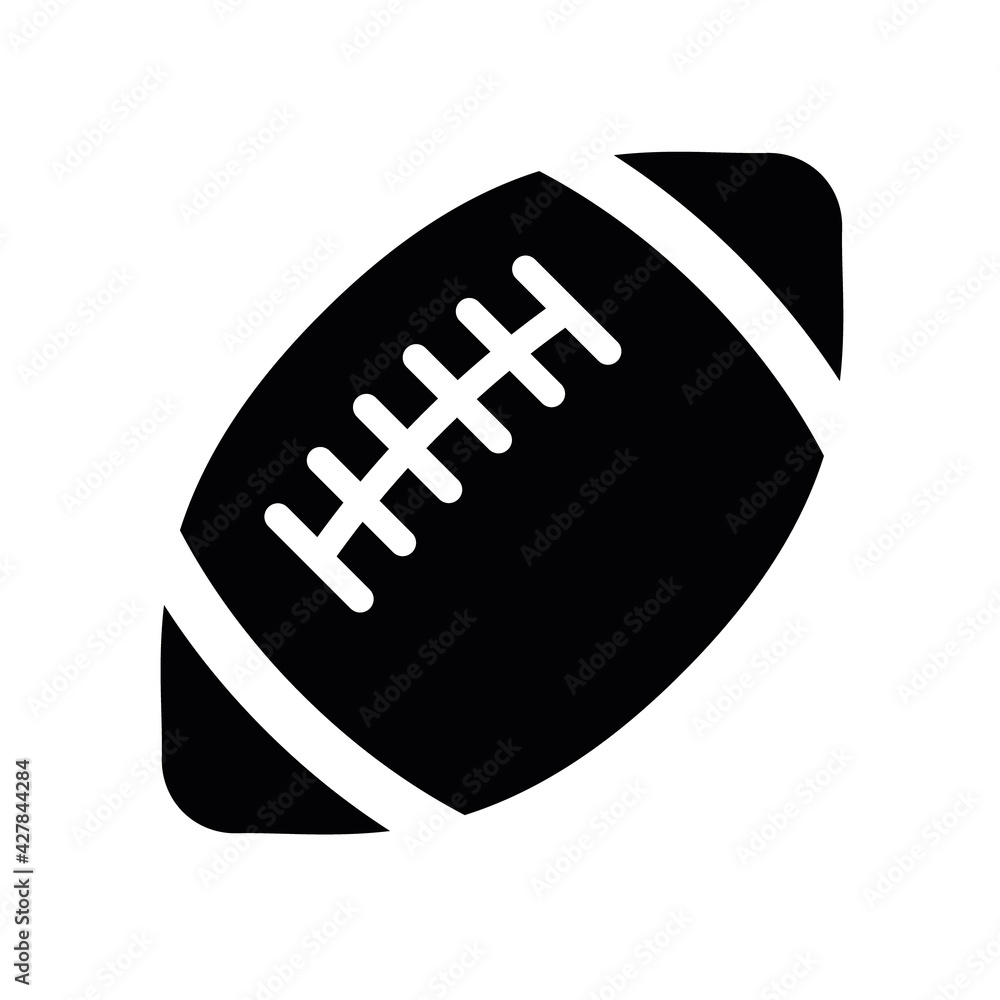 American Super Bowl Symbol. Isolated vector icon. American Super Bowl Symbol. Isolated vector icon.