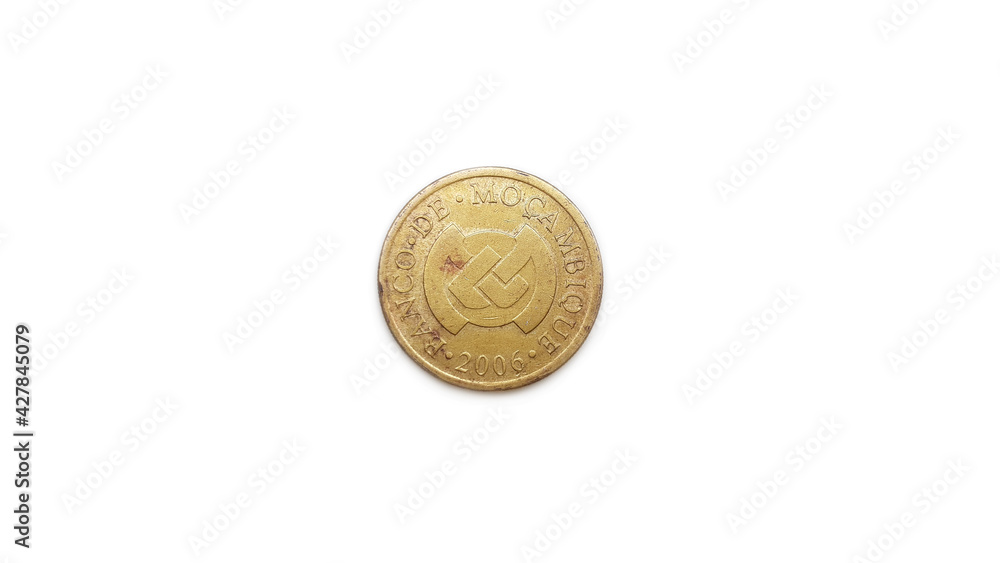 2006 50 Centavos Coin of Numista Back Side Isolated on White Background 2006 50 Centavos Coin of Numista Back Side Isolated on White Background