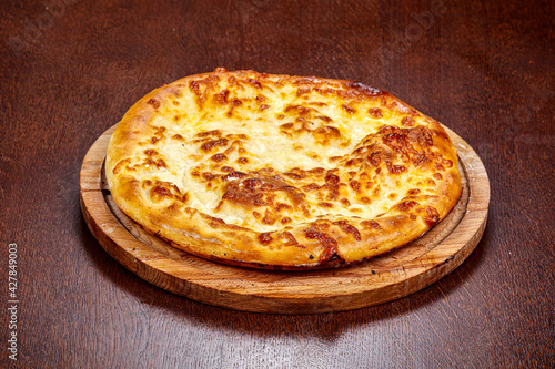 Georgian traditional bakary – khachapuri pie photo