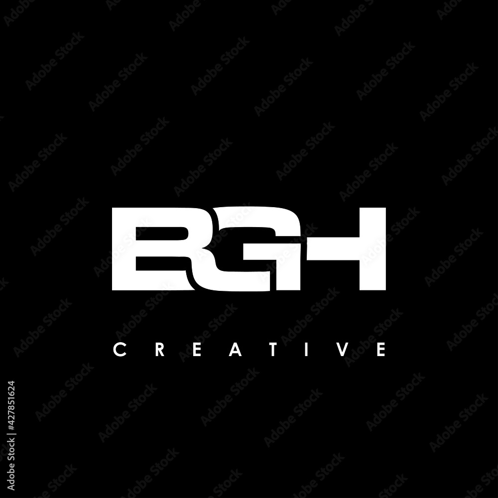 BGH Letter Initial Logo Design Template Vector Illustration BGH Letter Initial Logo Design Template Vector Illustration