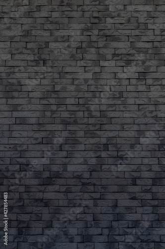 黒色のレンガ壁
