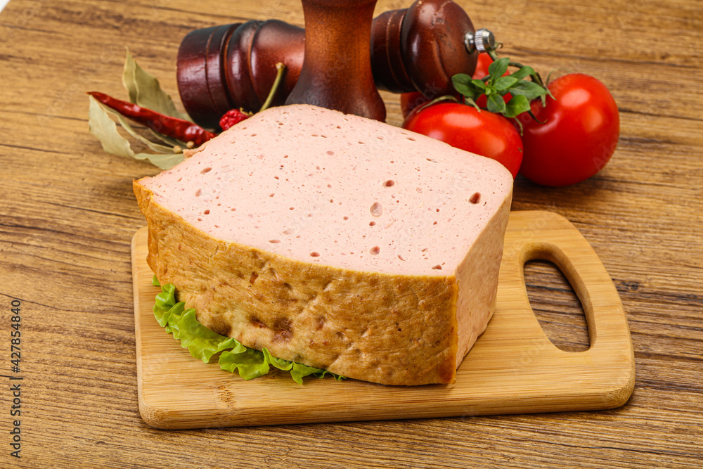 Homemade baked traditional meat loaf Homemade baked traditional meat loaf