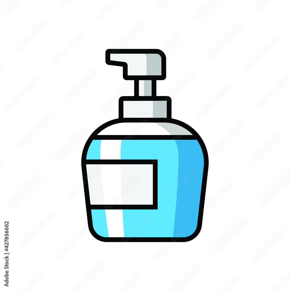 Alcohol hand sanitizer bottle in drawing style isolated vector. icon in trendy simple style isolated on white background. Symbol for your web site design, logo, app, UI. Vector illustration, EPS Alcohol hand sanitizer bottle in drawing style isolated vector. icon in trendy simple style isolated on white background. Symbol for your web site design, logo, app, UI. Vector illustration, EPS