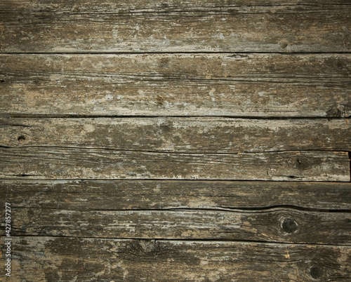 Wooden old background. old shabby tree with scratches