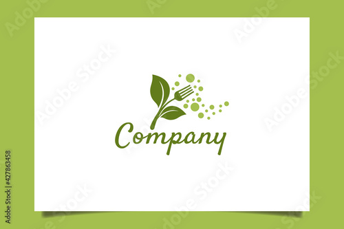 Fresh food logo vector graphic represent healthy and fresh.