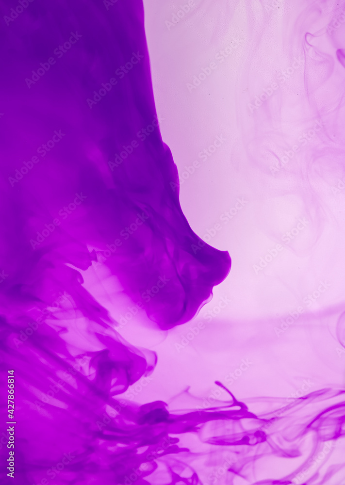 Spray violet paint background. Minimalist fashion wallpaper