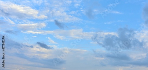 The blue sky