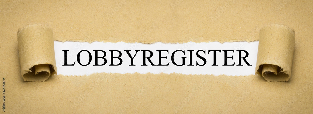 Lobbyregister - obrazy, fototapety, plakaty 