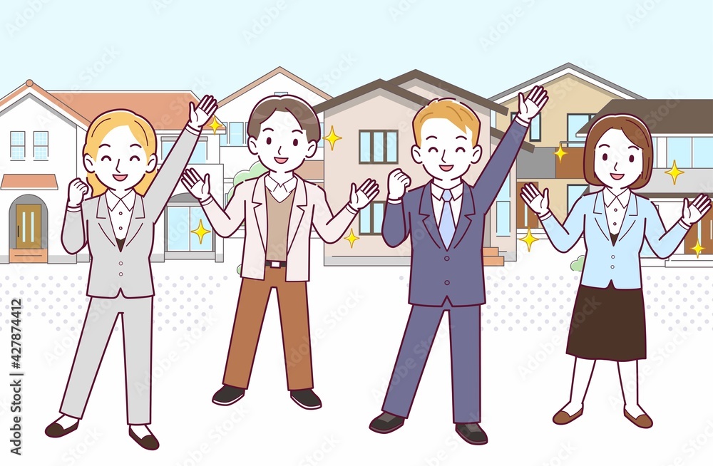 会社の人々