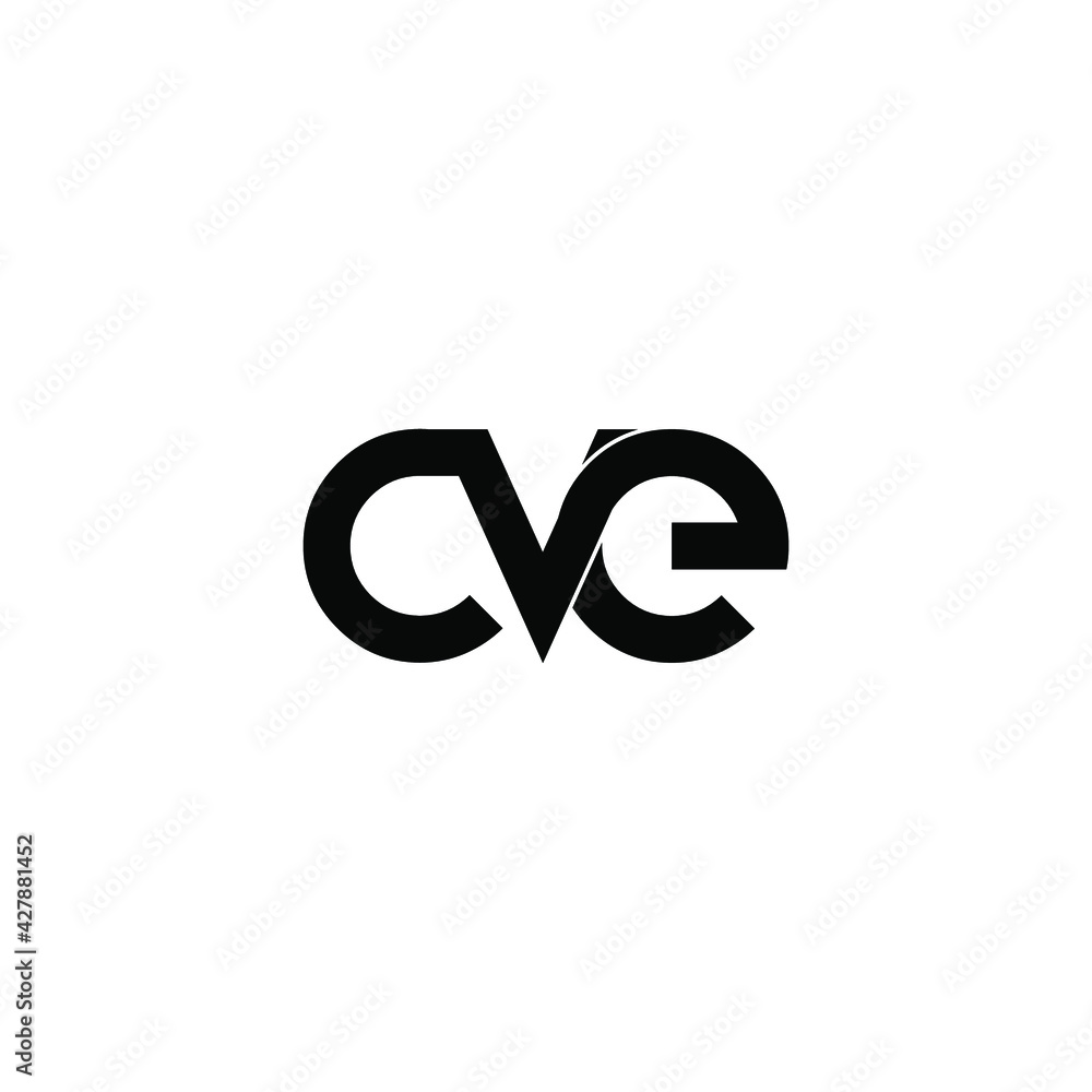 cve letter original monogram logo design cve letter original monogram logo design