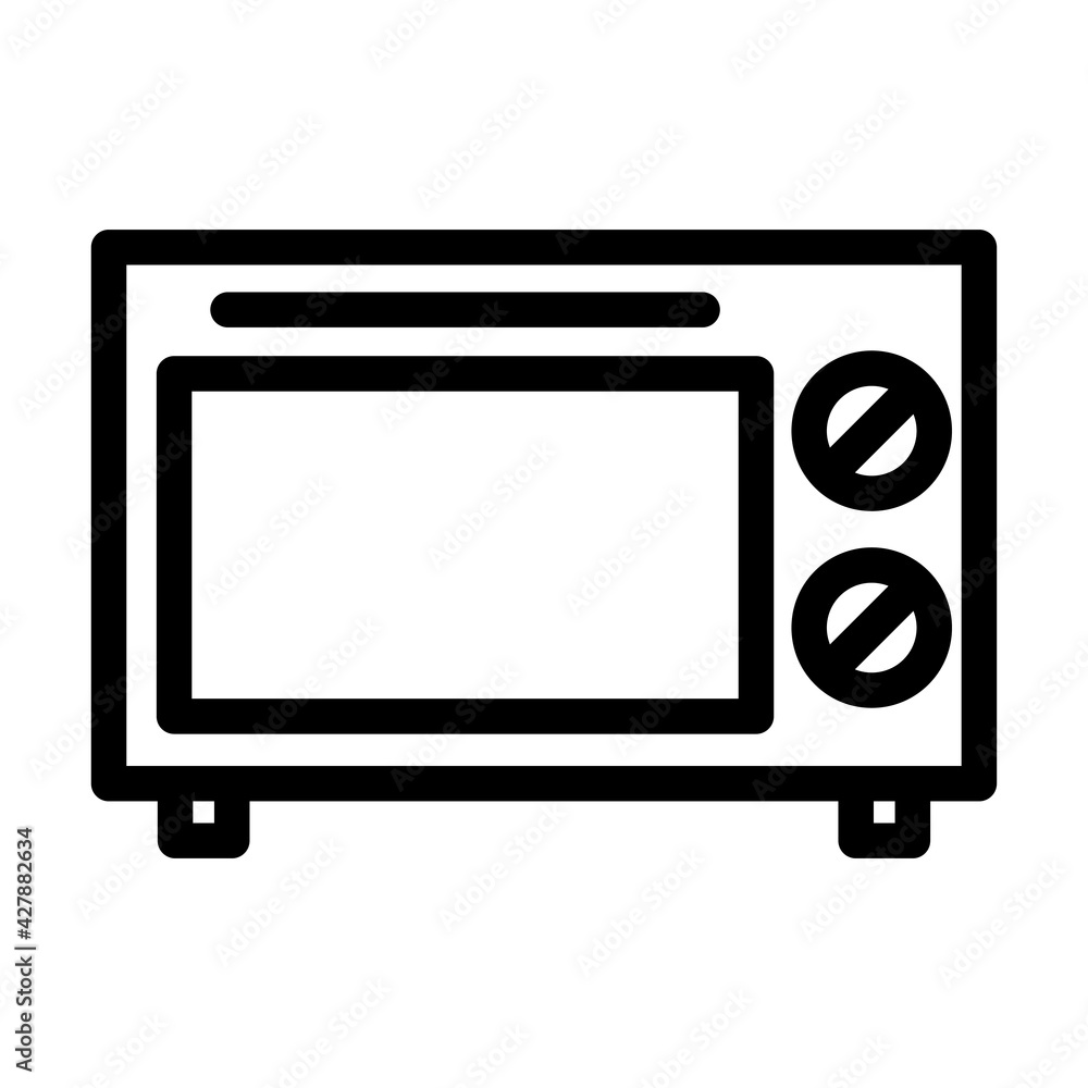 Toaster oven icon オーブントースターのアイコン Toaster oven icon オーブントースターのアイコン