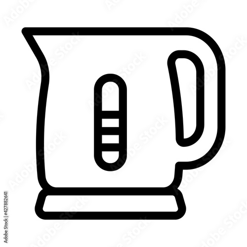 Electric kettle icon 電気ケトルのアイコン photo