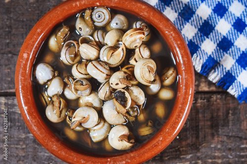 Traditional Spanish Snails Food