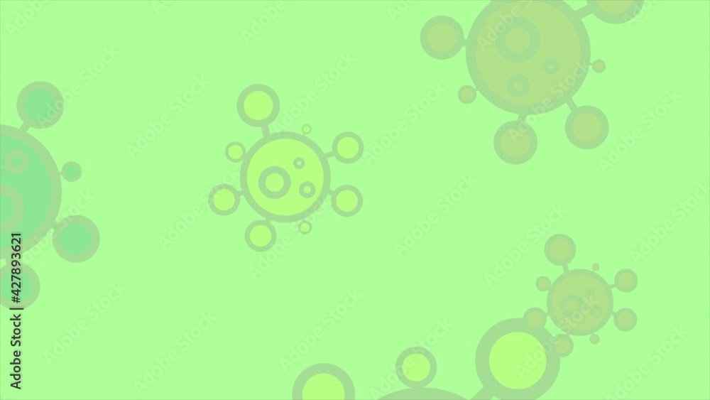 Corona virus cartoon background loop 4k Corona virus cartoon background loop 4k