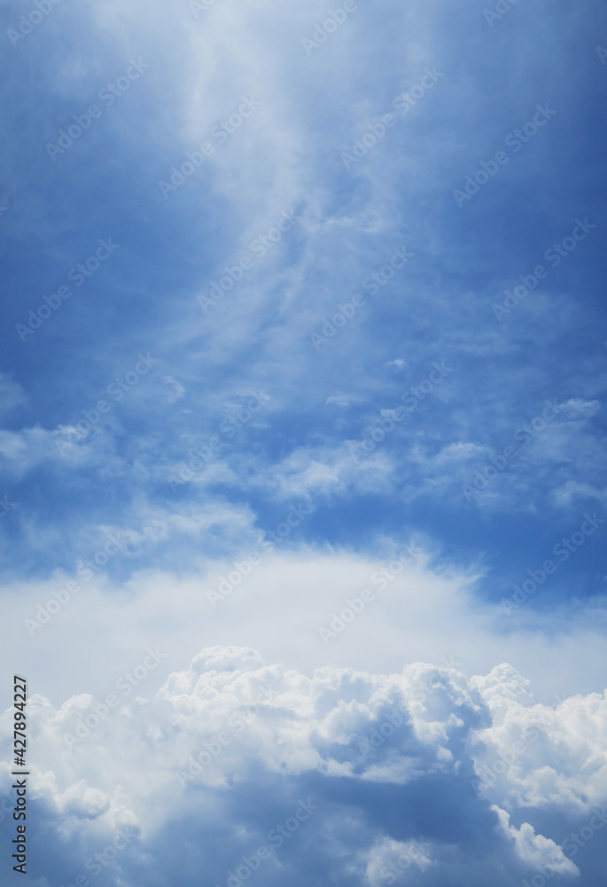 Abstract picture from a blue sky with white and fluffy clouds, dramatic heaven scenery, use your imagination to see some forms and patterns Abstract picture from a blue sky with white and fluffy clouds, dramatic heaven scenery, use your imagination to see some forms and patterns