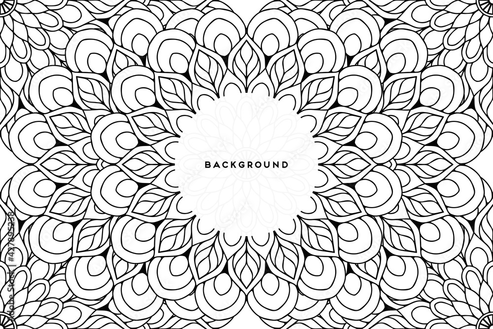 Vector islamic background with mandala Vector islamic background with mandala