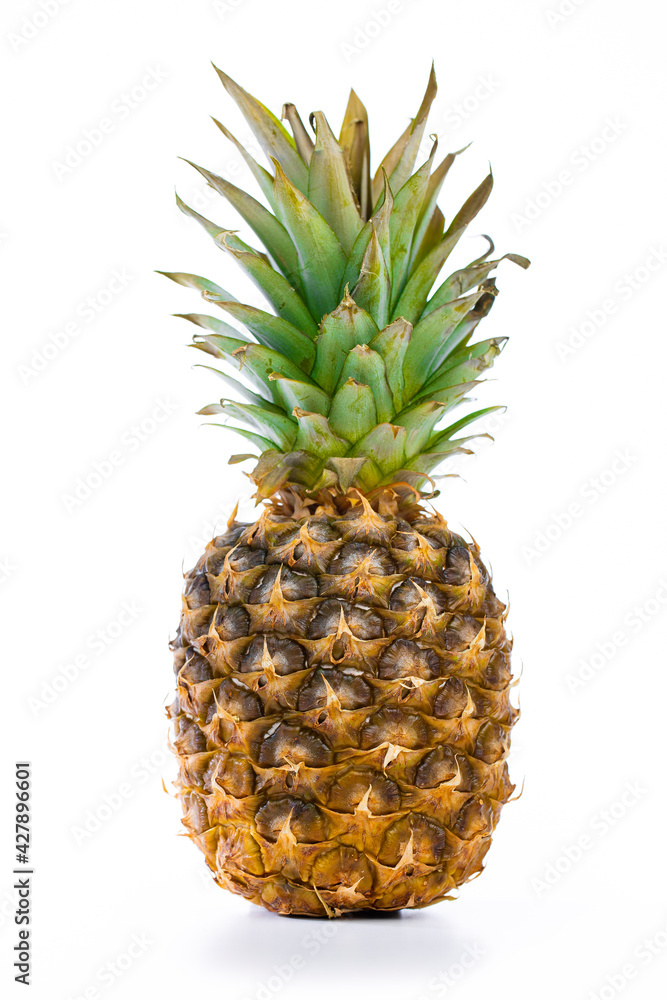 Fototapeta premium Pineapple on white background.