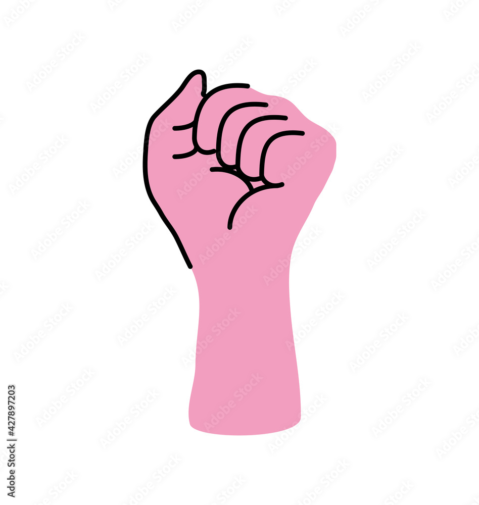raised hand protest raised hand protest