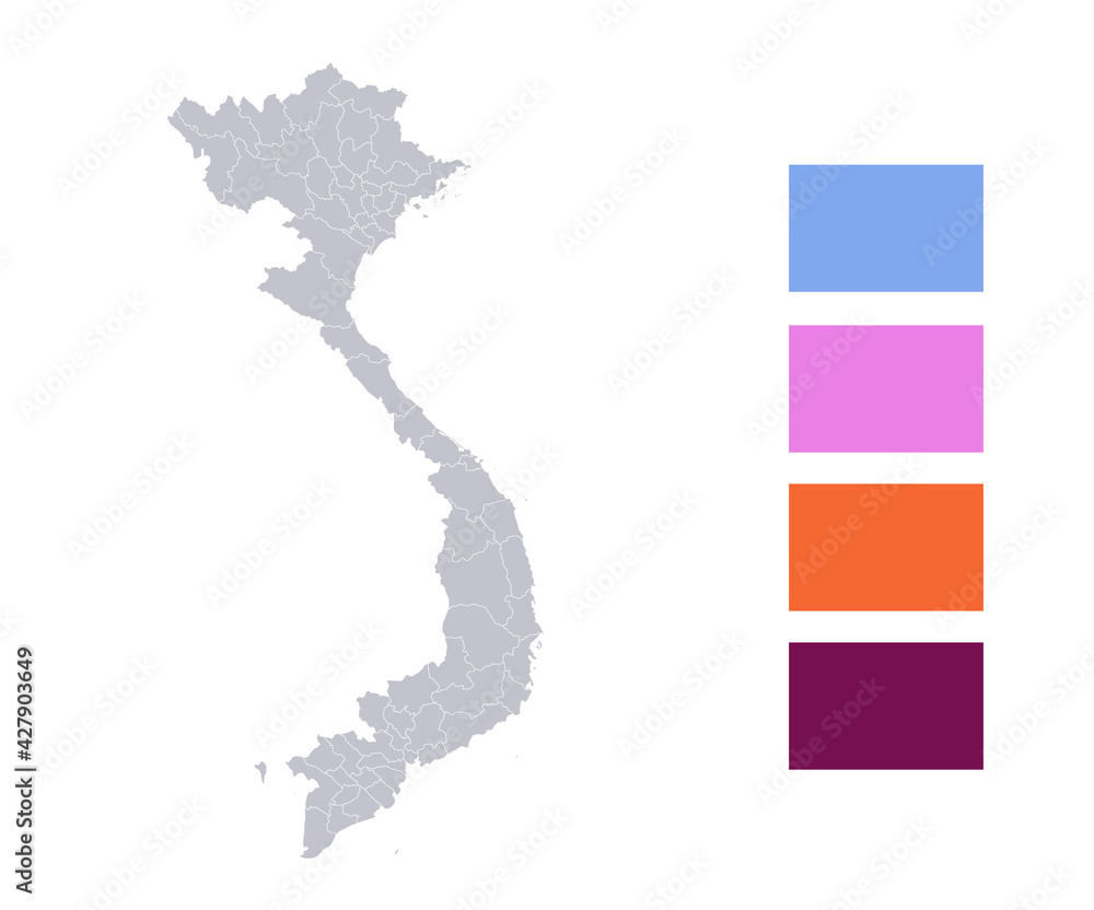 VIETNAM MAP REGIONS GEOGRAPHY FACTS FIGURES visual data 3
