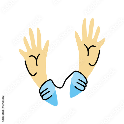 raised hands freedom