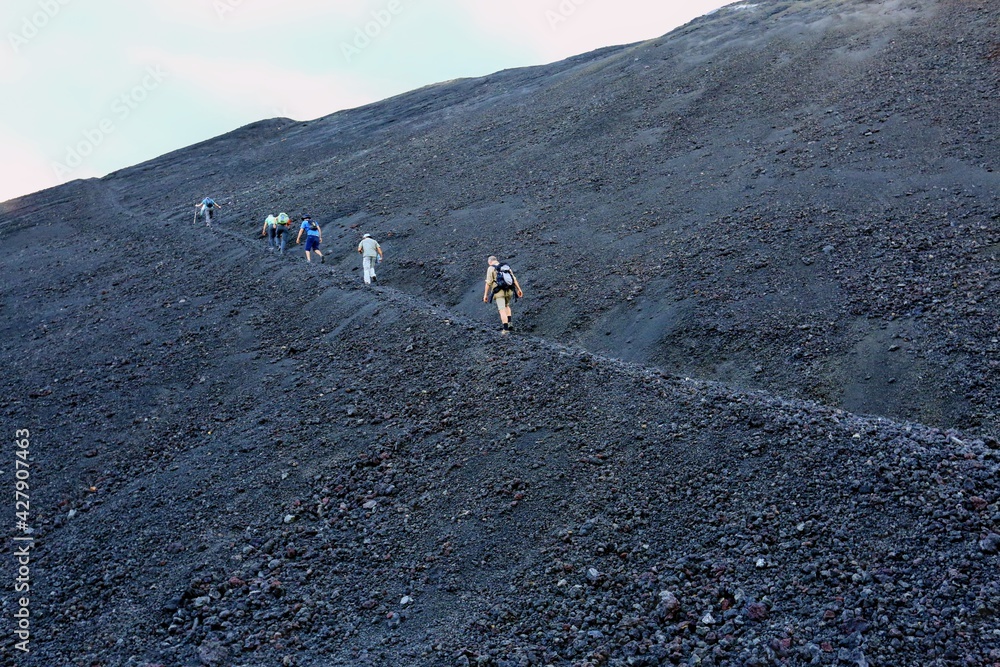 Volcan Cerro Negro au Nicaragua