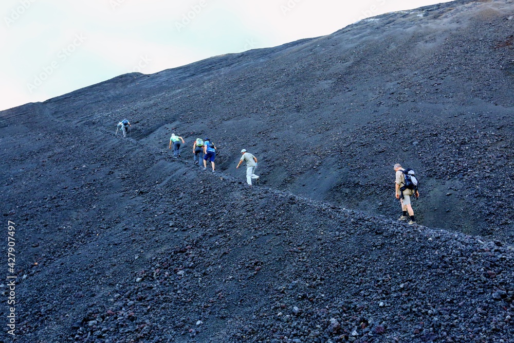 Volcan Cerro Negro au Nicaragua