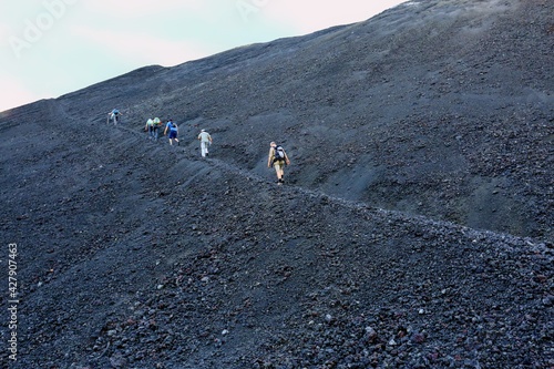 Obraz na płótnie Volcan Cerro Negro au Nicaragua w salonie