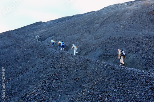 Obraz na płótnie Volcan Cerro Negro au Nicaragua w salonie