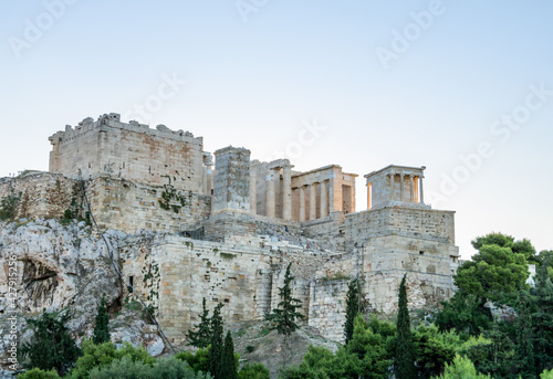 The Parthenon temple on the Athens Acropolis