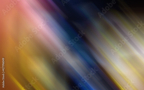 abstract background yellow blue light speed motion blur.