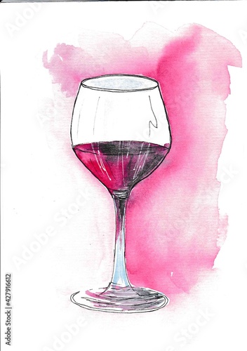 glass of wine