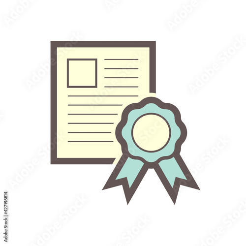 icon, certificate, vector, diploma, award, document, pictogram, degree, seal, paper, license, stamp, gift, qualification, education, grant, security, warranty, money, invitation, design, ribbon, medal