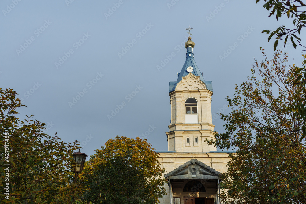 Old orthodox Church. Religious center. Old orthodox Church. Religious center.