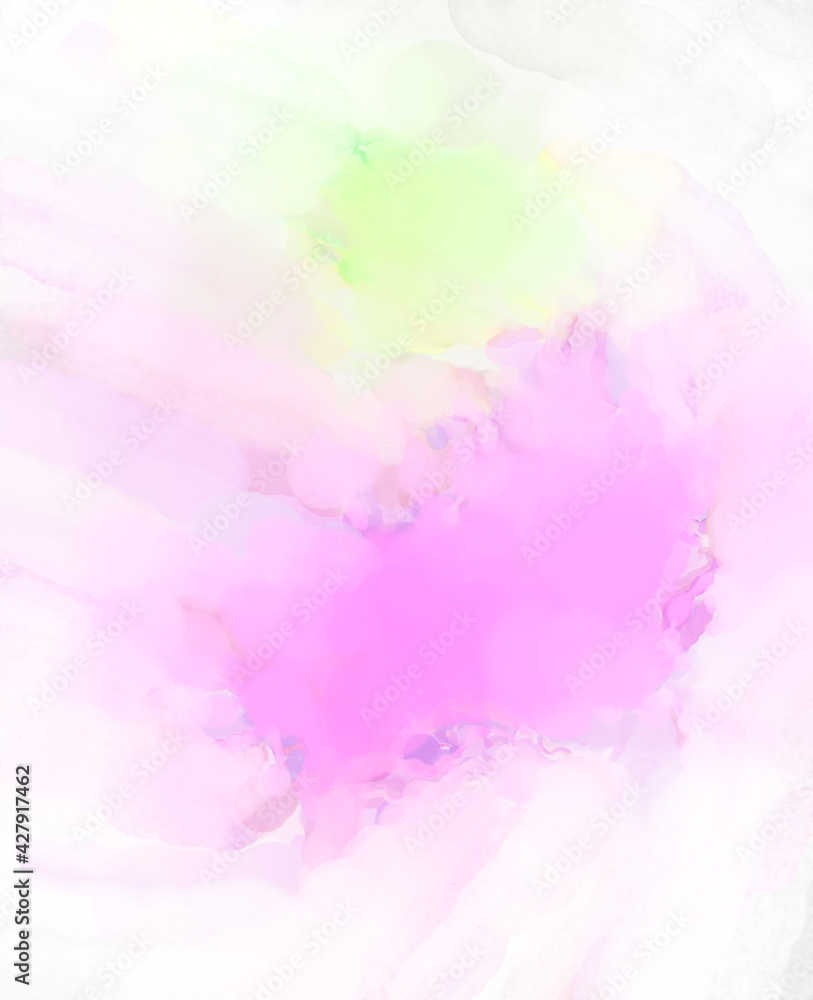 Brushed Painted Abstract Background. Brush stroked painting. Strokes of paint. 2D Illustration.