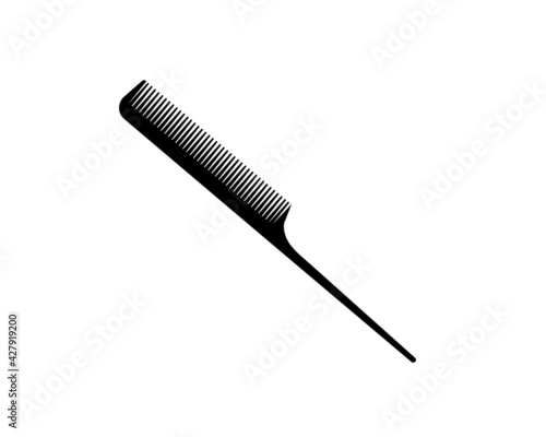 Flat icon combs isolated on white background. Beauty saloon.