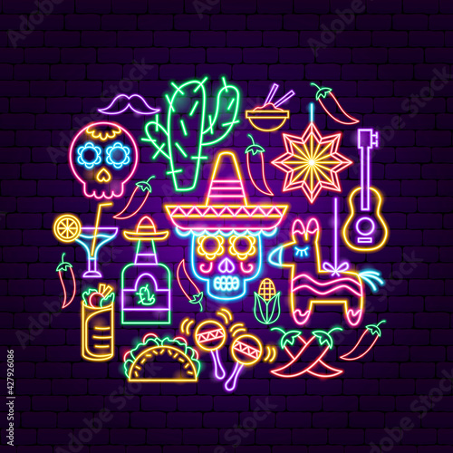 Cinco de Mayo Neon Concept