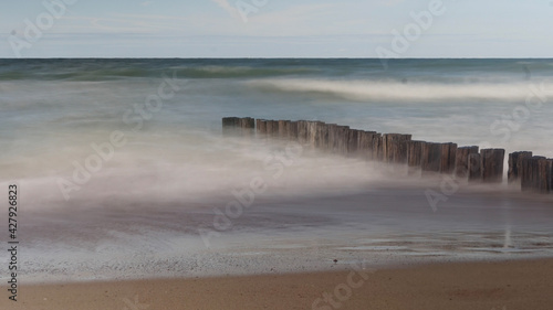 waves on the beach