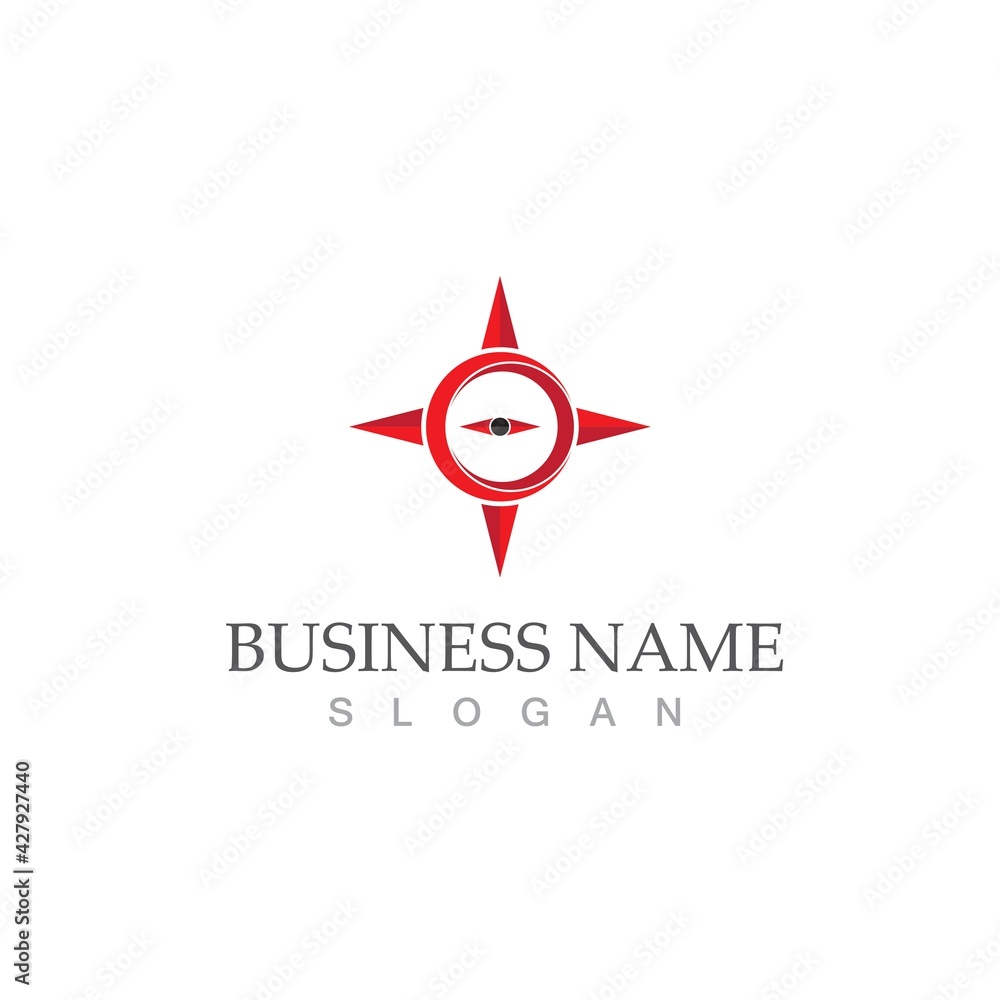 compass logo template vector icon illustration compass logo template vector icon illustration
